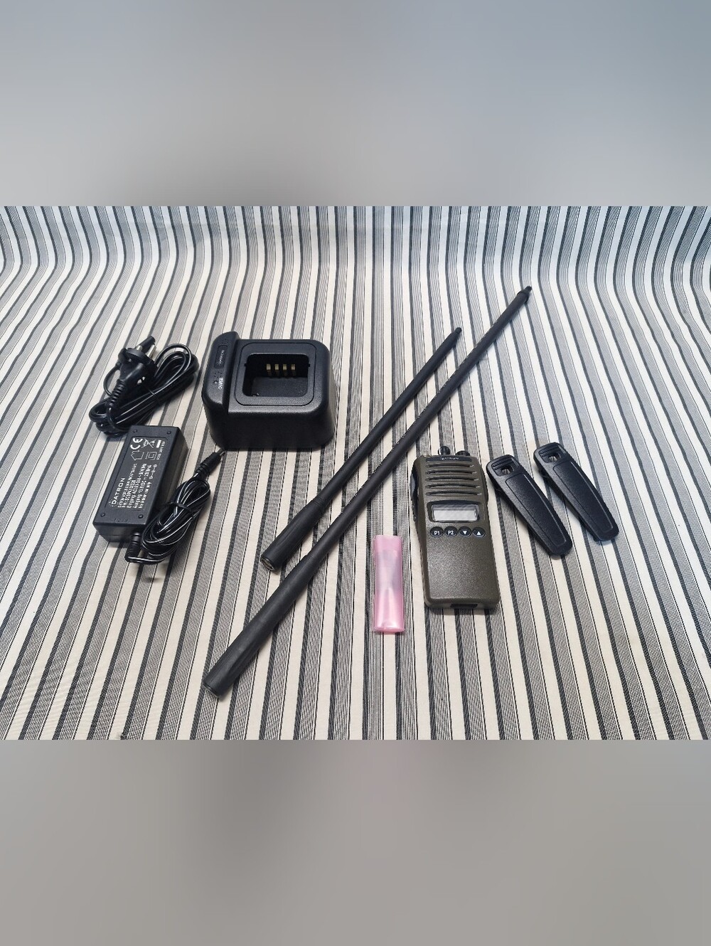 Datron HH7700-KIT-CE 5W VHF Handheld Transceiver Radio Kit No Battery